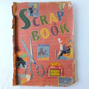 Vintage Scrapbook 1939-1972 40 pages Clippings Crafts Sewing Poetry 10.5x15